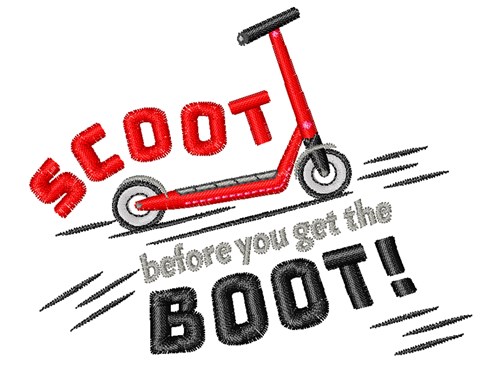 Get The Boot Machine Embroidery Design