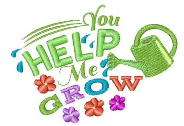 Picture of Help Me Grow Machine Embroidery Design