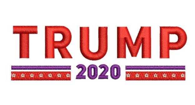 Picture of Trump 2020 Machine Embroidery Design