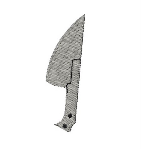 Knife Machine Embroidery Design