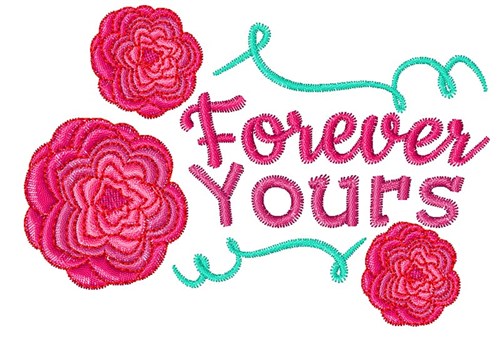 Forever Yours Machine Embroidery Design