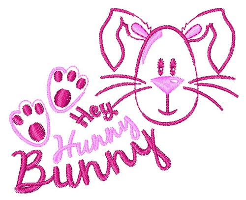 Hunny Bunny Machine Embroidery Design