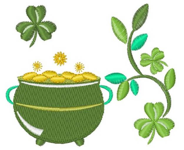 Picture of Pot Of Gold Machine Embroidery Design