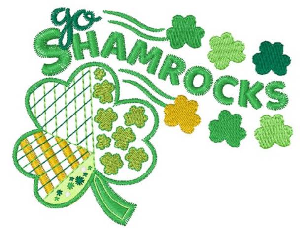 Picture of Go Shamrocks Machine Embroidery Design