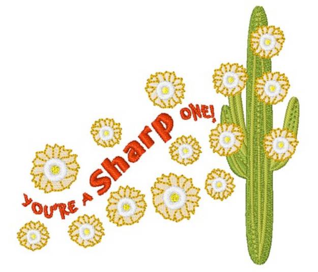 Picture of A Sharp One Machine Embroidery Design