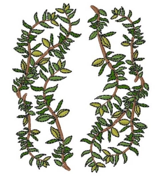 Picture of Thyme Vines Machine Embroidery Design