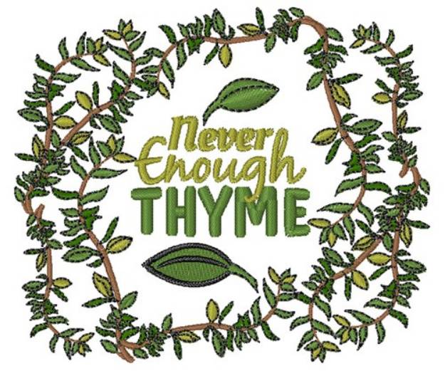 Picture of Never Enough Thyme Machine Embroidery Design