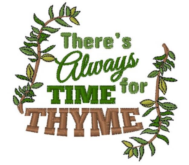 Picture of Thyme For Herbs Machine Embroidery Design
