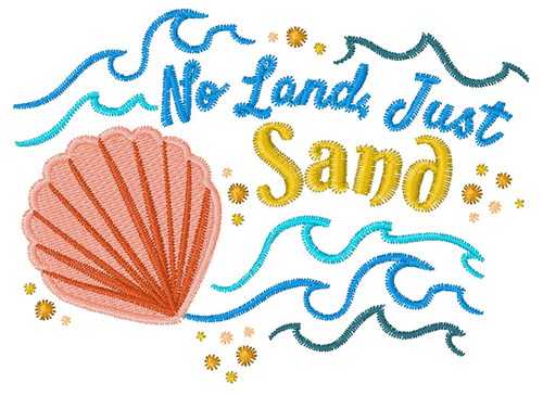 Just Sand Machine Embroidery Design