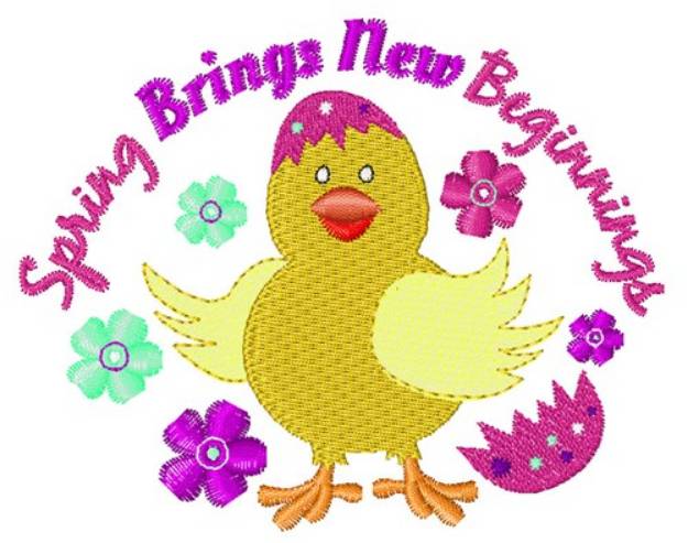 Picture of New Beginnings Machine Embroidery Design