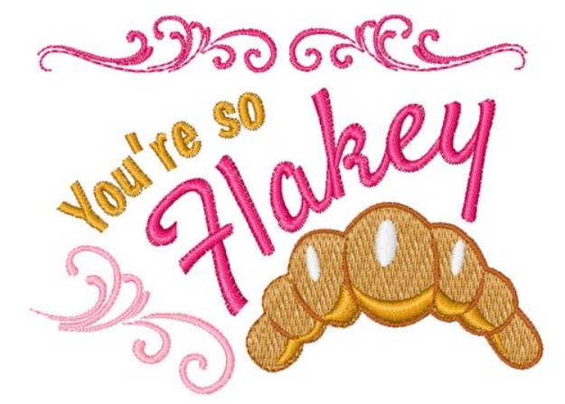 Picture of So Flakey Machine Embroidery Design