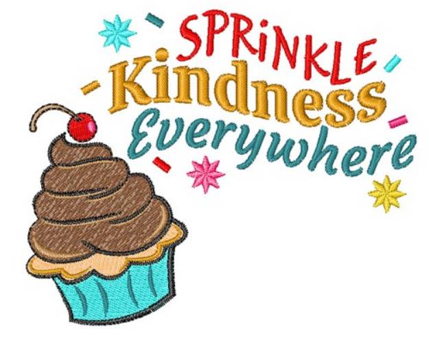 Picture of Sprinkle Kindness Machine Embroidery Design