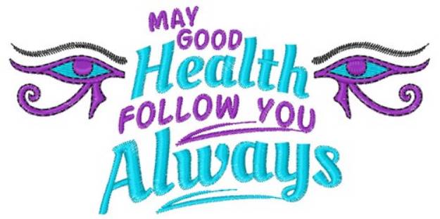 Picture of Good Health Machine Embroidery Design