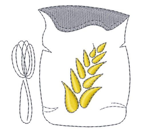 Flour Sack Machine Embroidery Design