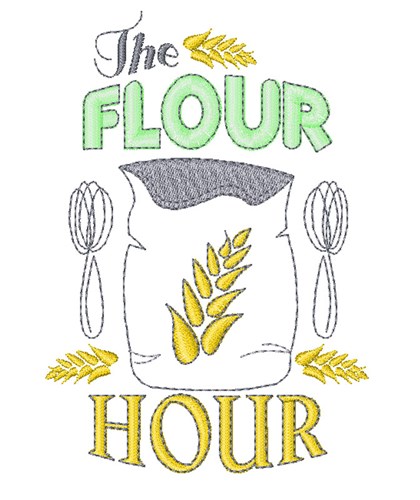 The Flour Hour Machine Embroidery Design