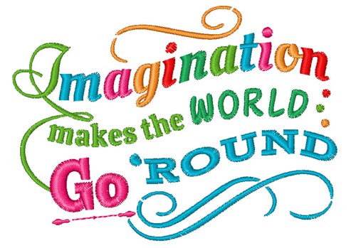Imagination Go Round Machine Embroidery Design