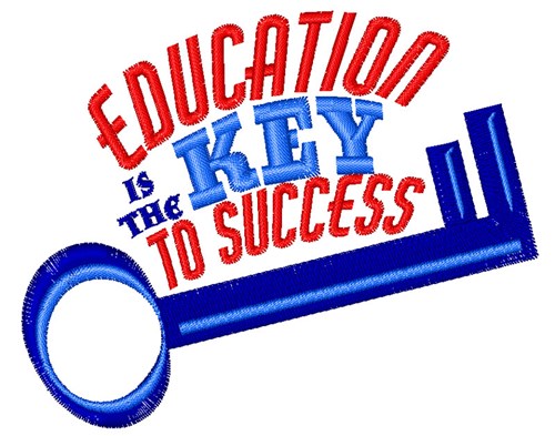Key To Success Machine Embroidery Design