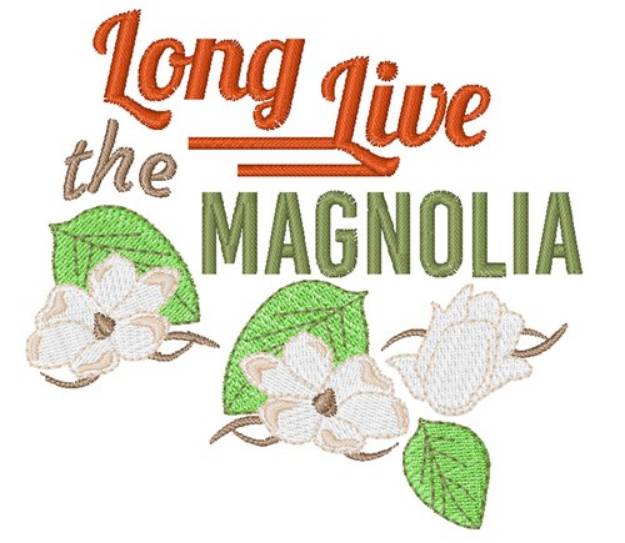 Picture of The Magnolia Machine Embroidery Design