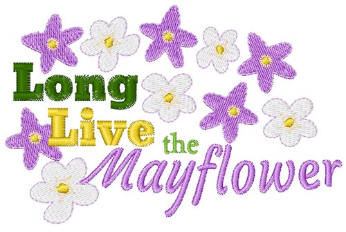 The Mayflower Machine Embroidery Design