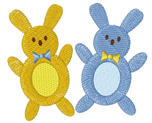 Bunny Peeps Machine Embroidery Design