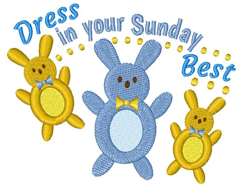Your Sunday Best Machine Embroidery Design