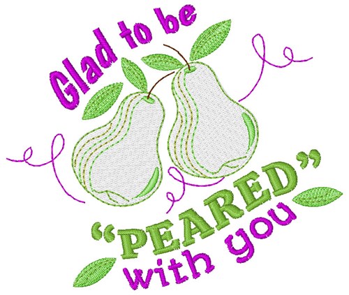 Peared With You Machine Embroidery Design