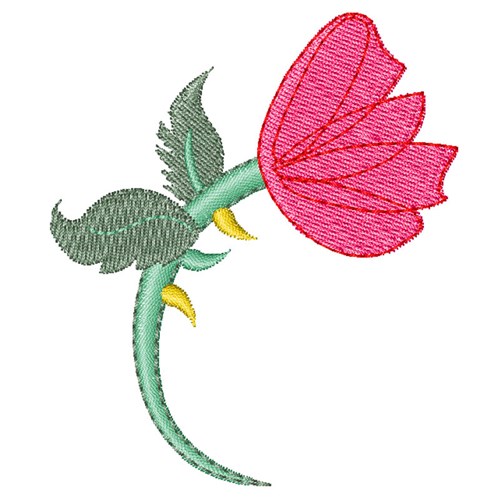 Spring Flower Machine Embroidery Design