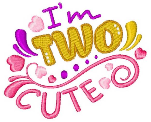 Picture of Two Cute Machine Embroidery Design