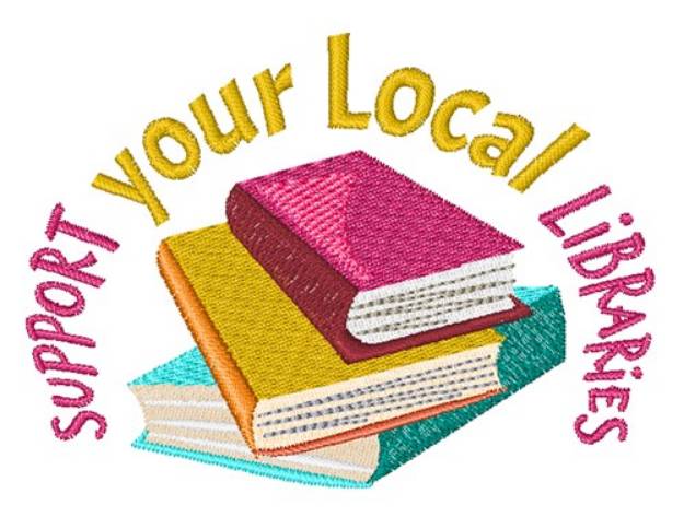 Picture of Support Libraries Machine Embroidery Design
