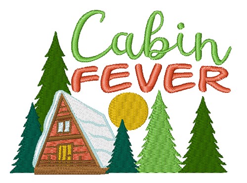 Cabin Fever Machine Embroidery Design