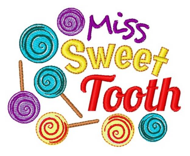 Picture of Miss Sweet Tooth Machine Embroidery Design