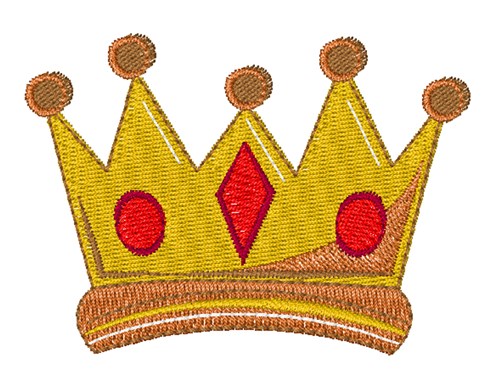 King Crown Machine Embroidery Design