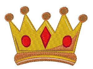 Picture of King Crown Machine Embroidery Design