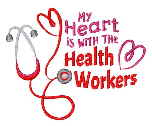 Picture of Health Workers Machine Embroidery Design