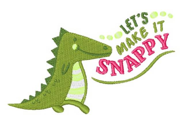 Picture of Make It Snappy Machine Embroidery Design