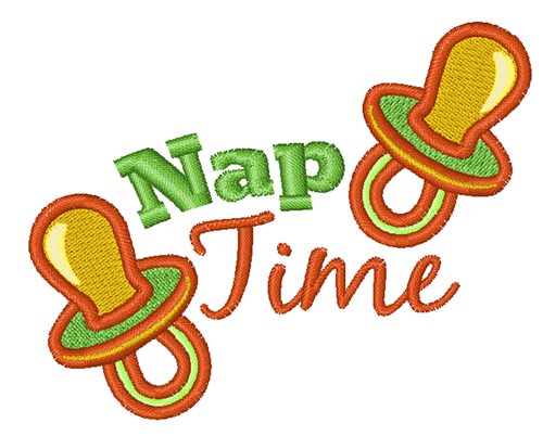 Nap Time Machine Embroidery Design