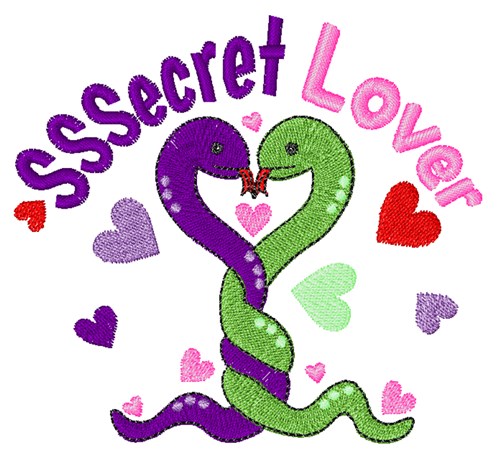 Secret Lover Machine Embroidery Design