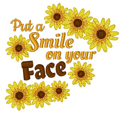 Smile On Your Face Machine Embroidery Design