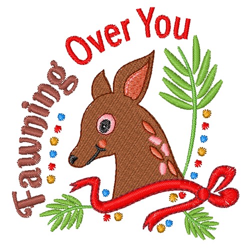 Fawning Over You Machine Embroidery Design