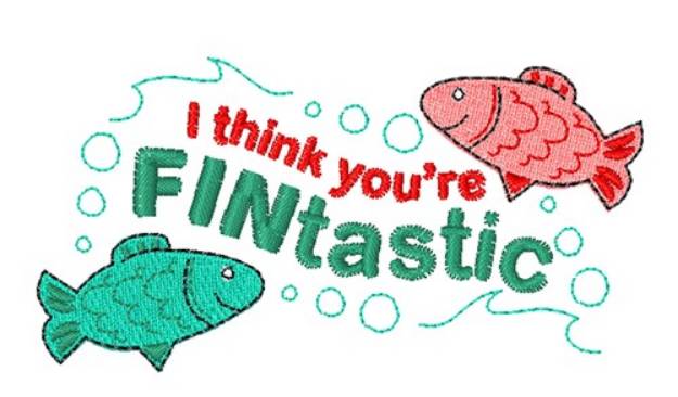 Picture of Youre Fintastic Machine Embroidery Design