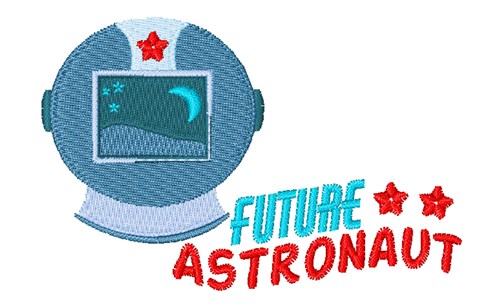 Future Astronaut Machine Embroidery Design