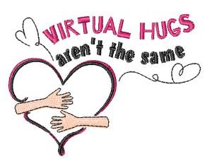 Picture of Virtual Hugs Machine Embroidery Design
