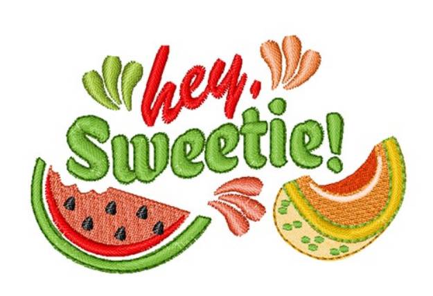 Picture of Hey Sweetie Machine Embroidery Design
