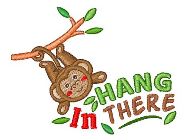 Picture of Hang In There Machine Embroidery Design
