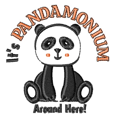 Its Pandamonium_ Machine Embroidery Design