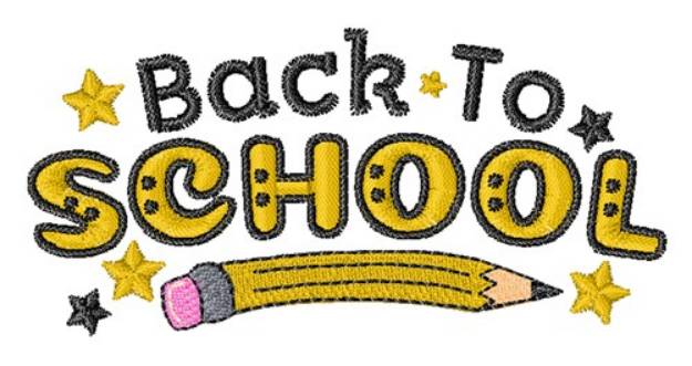 Picture of Back To School Machine Embroidery Design