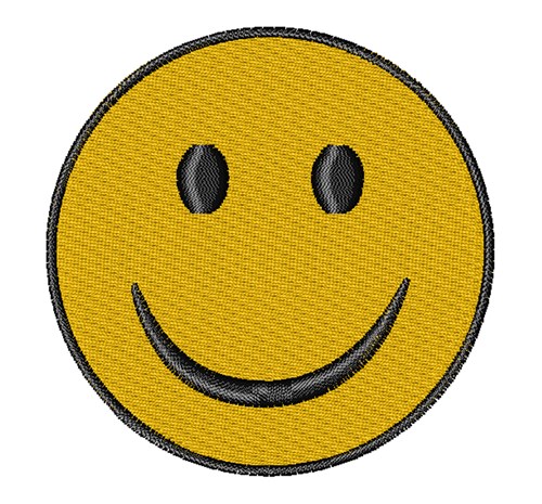 Smiley Machine Embroidery Design