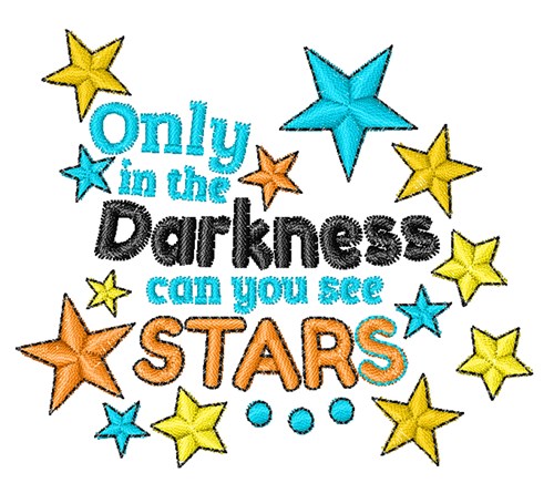 See The Stars Machine Embroidery Design