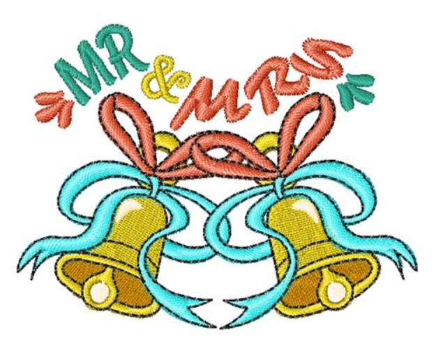 Picture of Mr & Mrs Machine Embroidery Design