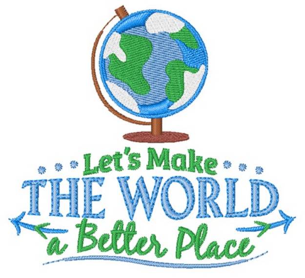 Picture of A Better Place Machine Embroidery Design